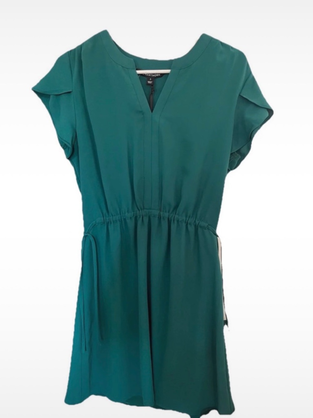 41 Hawthorn Women’s V-Neck Dark Green Dress
